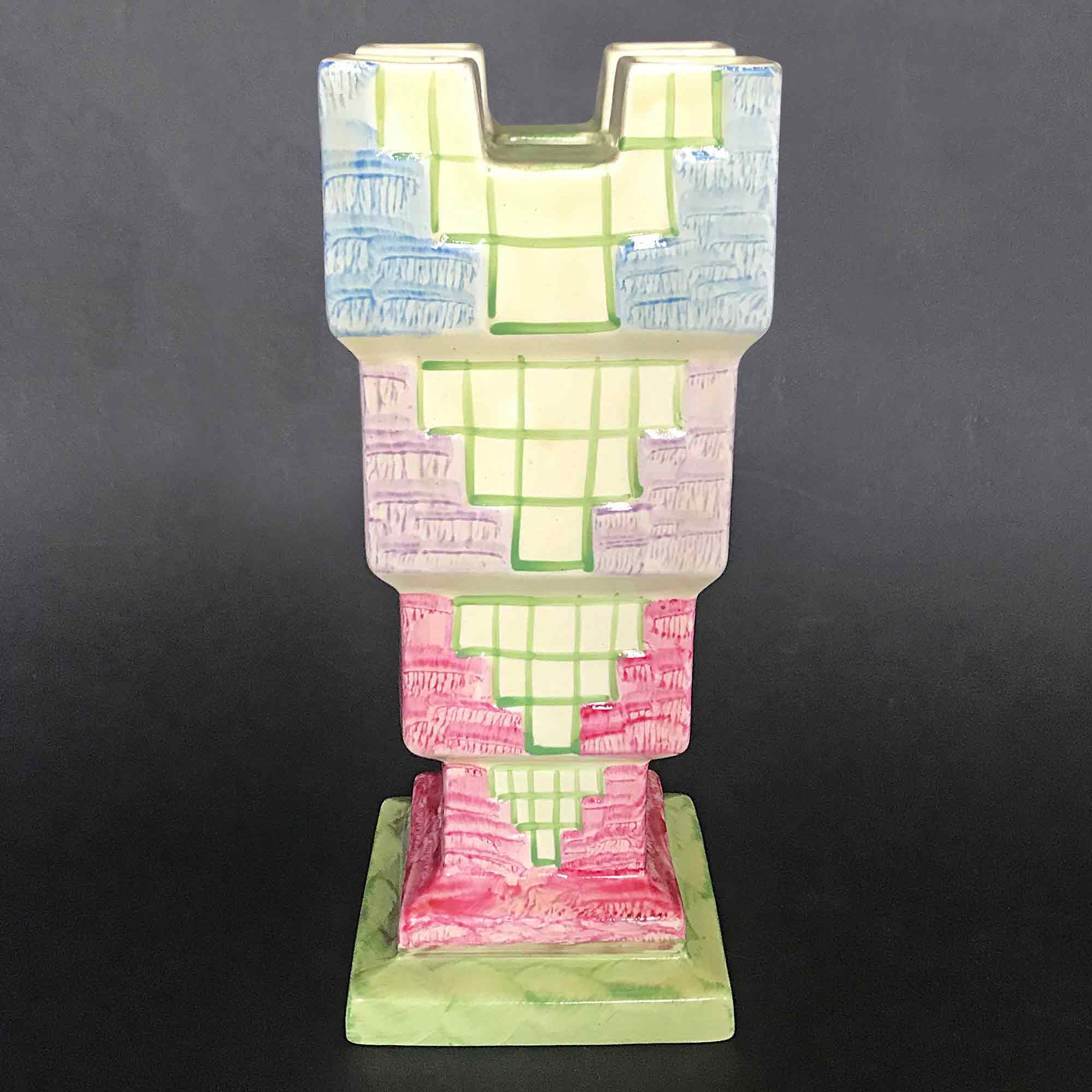 Myott Tower Vase 8940 (Trellis Pattern)